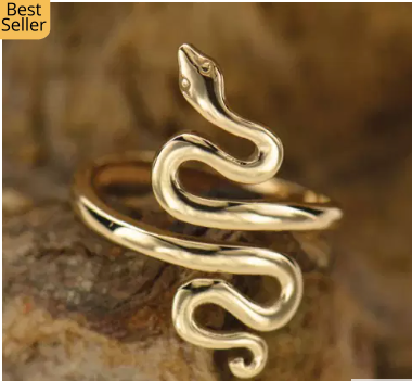 Gold Snake ring