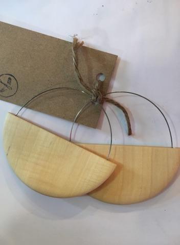 Earring - Semi Circle Hoop Earrings By Whittle Wood Creations