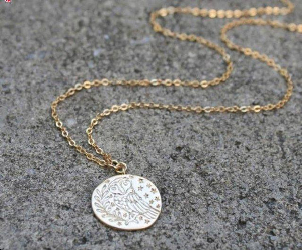 Gold Necklace By Vintage Acorn