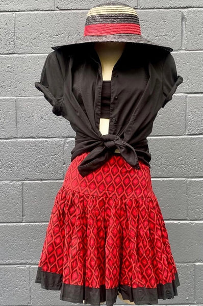 Sustainably made pants, shorts and leggings on display at Adorit Boutique