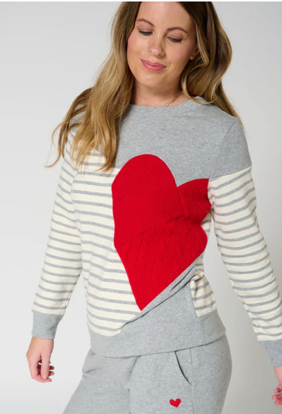 Preloved- Momiji Stripe Sweatshirt