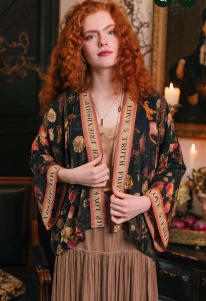 Market of Stars - Silky Bamboo  Pixie Cropped Kimono