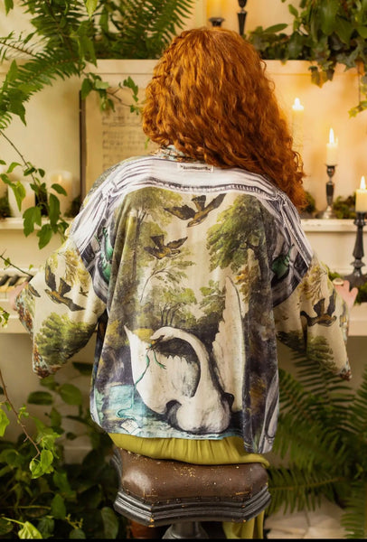 Market of Stars - Silky Bamboo  Pixie Cropped Kimono