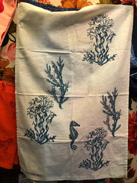 Smoking Lily - Tea Towel