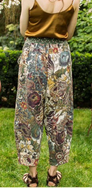 Market Of Stars - Cropped Linen/Bamboo Artist Pants