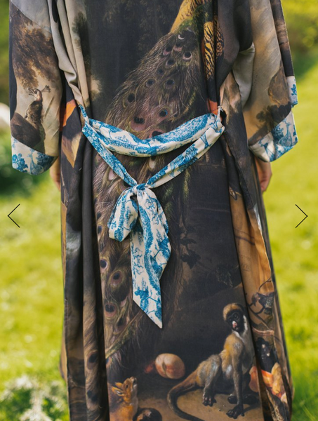 Market of Stars - Opera/Duster Length Belted Kimono