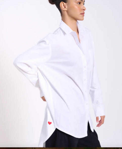 Preloved long sleeve button up oversized shirt