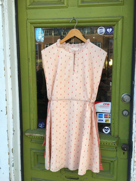 Dress - Peachy Printed Cotton Dress